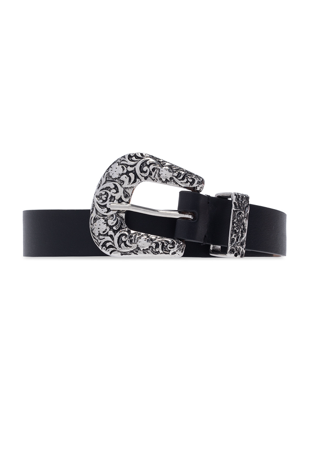 Acne Studios ロコ エンクレフ ウフン ヘルト C80170 900 Acne Studios - Engraved Logo leather belt - Black